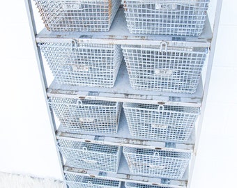 Locker Basket Tower with Twelve Baskets