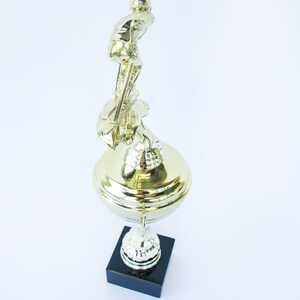 Ski Trophy on Black Marble Base