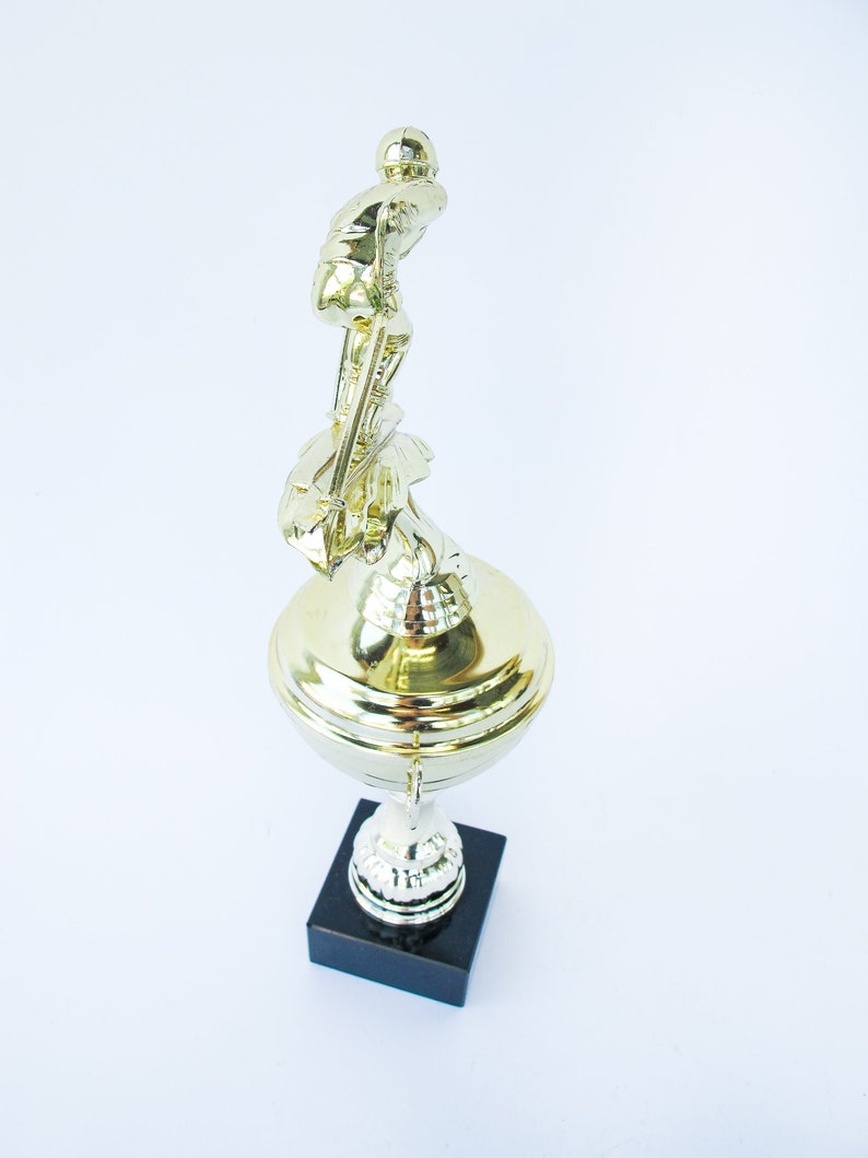 Ski Trophy on Black Marble Base