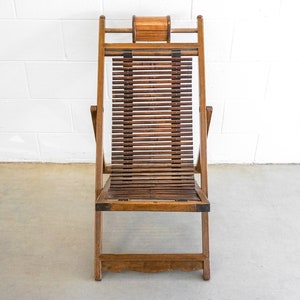 Folding Teak Lounge Chair from Thailand