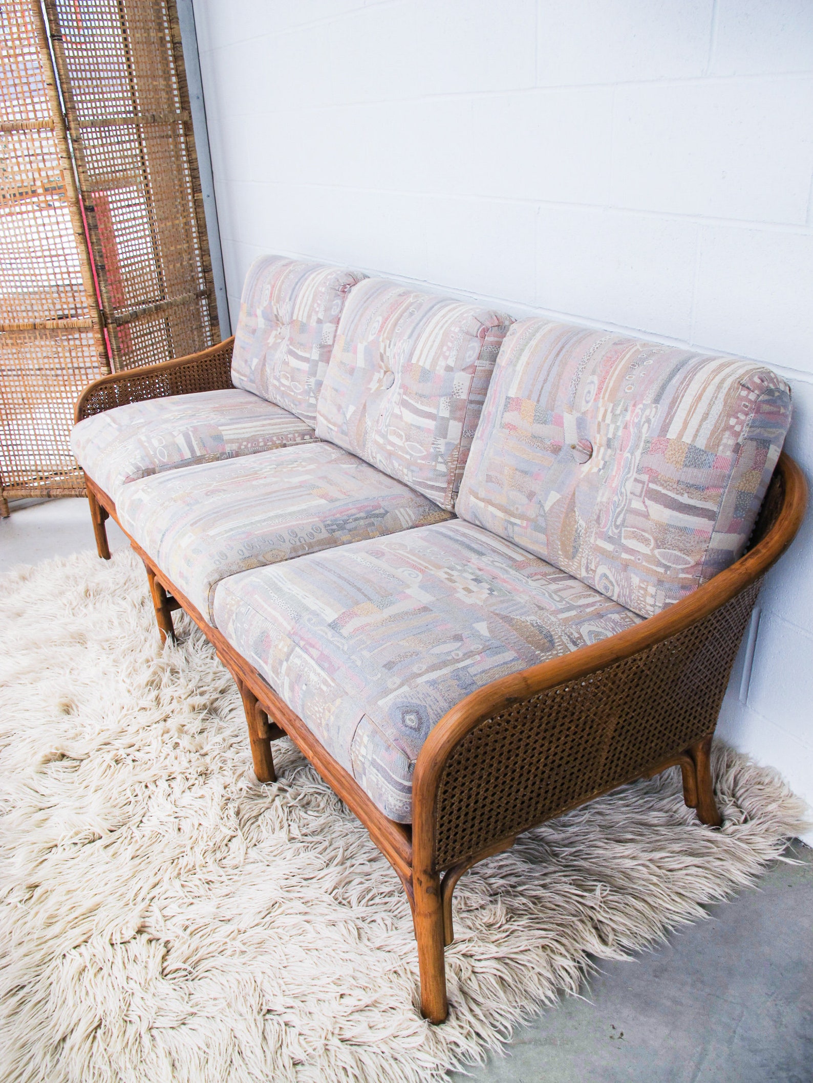 Vintage Bamboo and Cane Furniture Sets KalpSon Rattan CO. Etsy