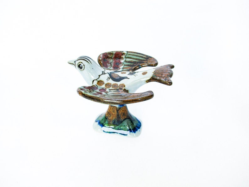 Tonala Hand Painted Ceramic Bird From Mexico by Ken Edwards image 5