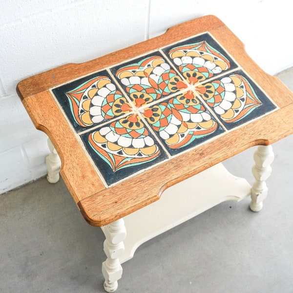 Spanish Tile Table Etsy