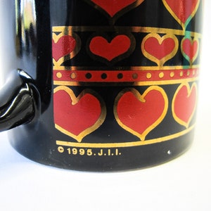 90's Heart Mug 1995 J. I.I. image 4