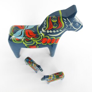 Olsson Swedish Wood Dala Horses Each Sold Separately image 9