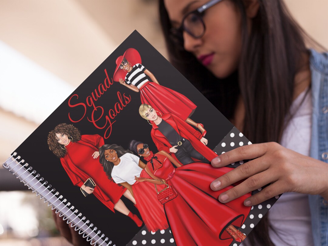 Squad Goals Journal Girl Boss Journal Customizable Planner Boss Lady Women in Business Journals