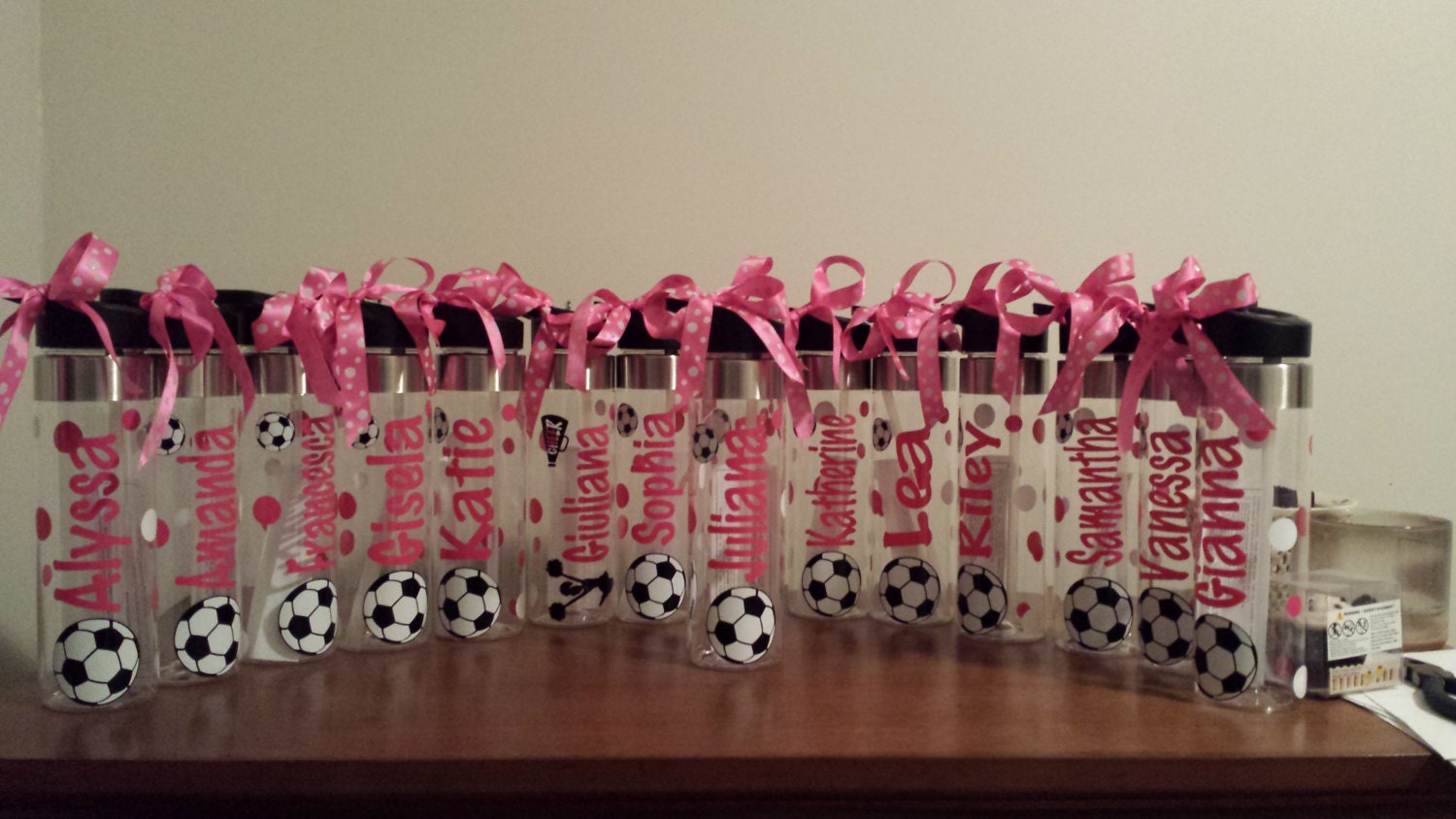 Soccer Team Sports Bottle - Personalized Team Water Bottle