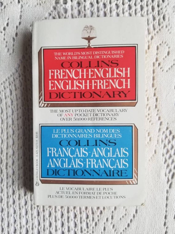 1982 Collins French-english English-french Dictionary