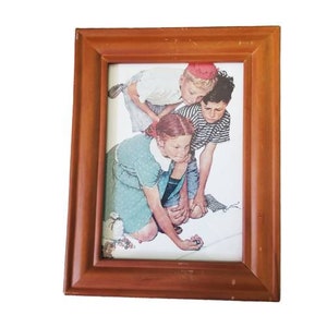 Norman Rockwell Marmor Meister Kunstdruck, Gerahmte Wandkunst, Kinderzimmer Kunst, Raum Dekor, Norman Rockwell Print