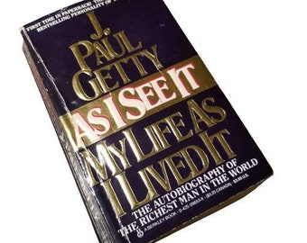Jak to widzę, autobiografia J.Paula Getty'ego, Berkley Books, Nowy Jork, 1986