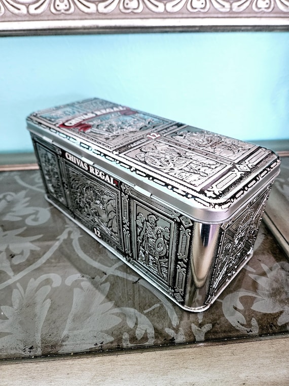 Vintage Chivas Regal 12 Year Scotch Tin, Hinged Metal Box - Etsy