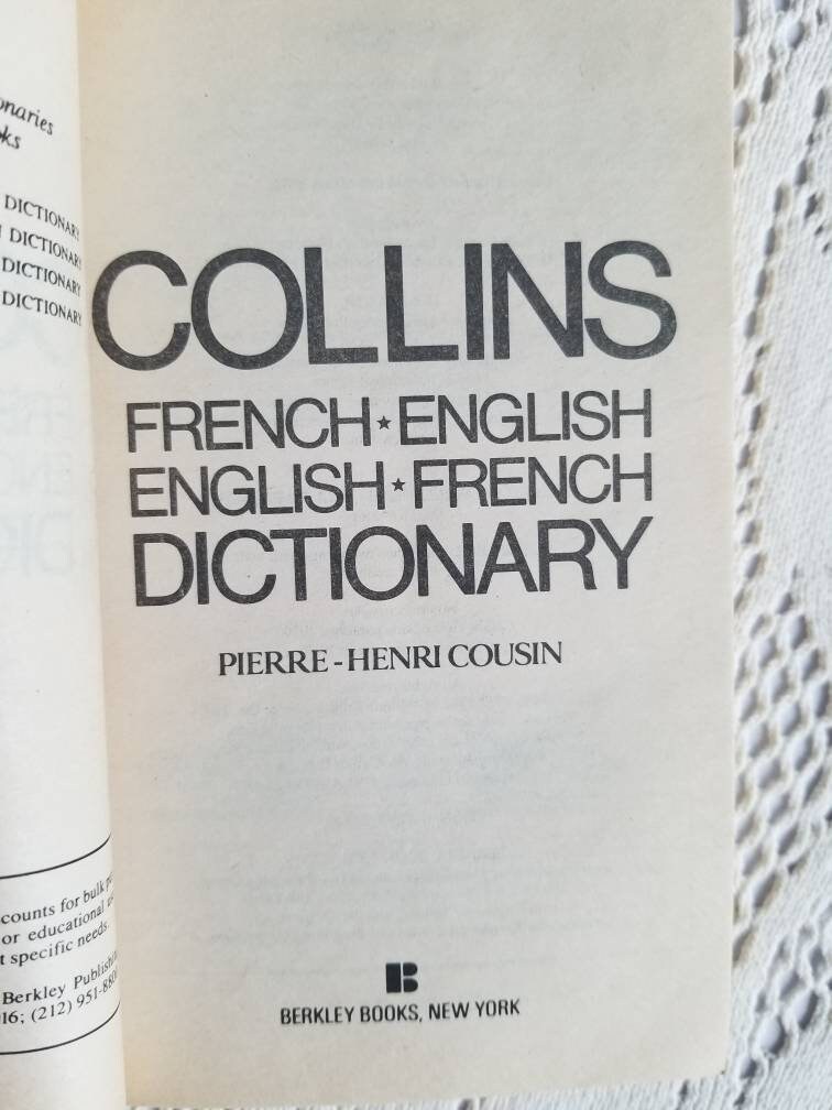Collins French Dictionary コリンズ　辞書　仏英英仏 Collins French Dictionary コリンズ 辞書 仏英英仏 Collins
