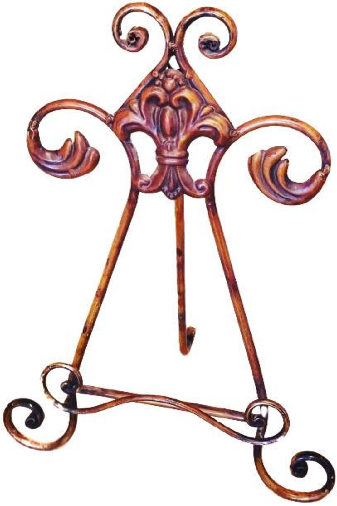 Large Metal Easel Metal Display Stand Vintage Picture Stand Etsy