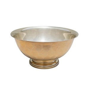 Vintage versilberte Rührschüssel, Salatschüssel Made In U.S.A.