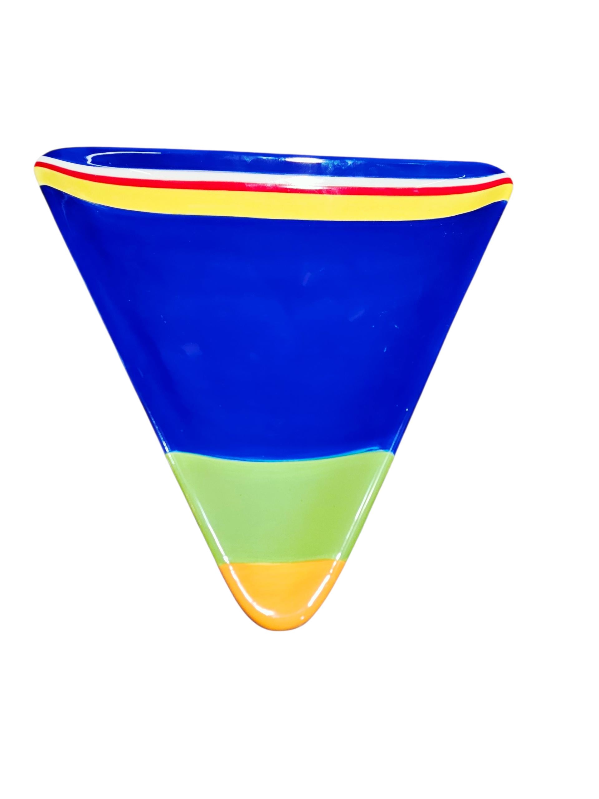 Vintage Sonoma Colorfest Triangular Plates, Set of 2 Ceramic Platters ...
