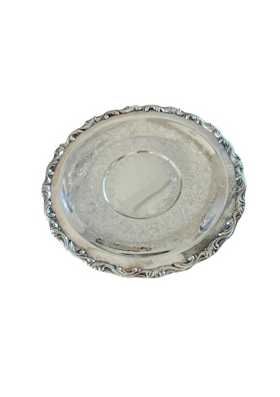 【Internatinal Silver】 ギャラリートレー 33cm Internatinal Silver】 ギャラリートレー 33cm Internatinal Silver