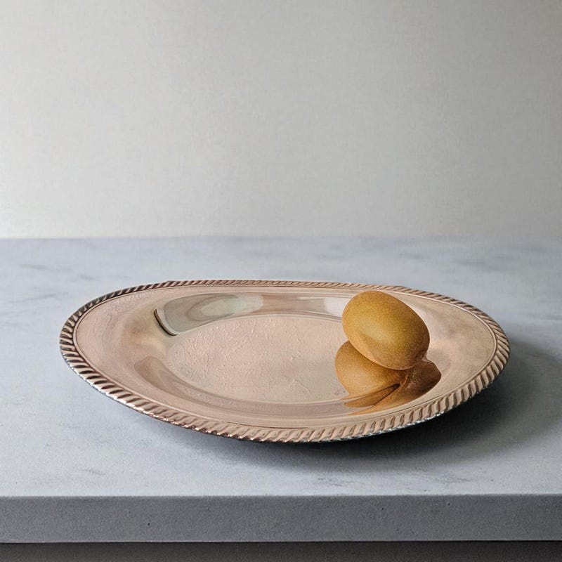 Silver Platter 13 Inch - Etsy