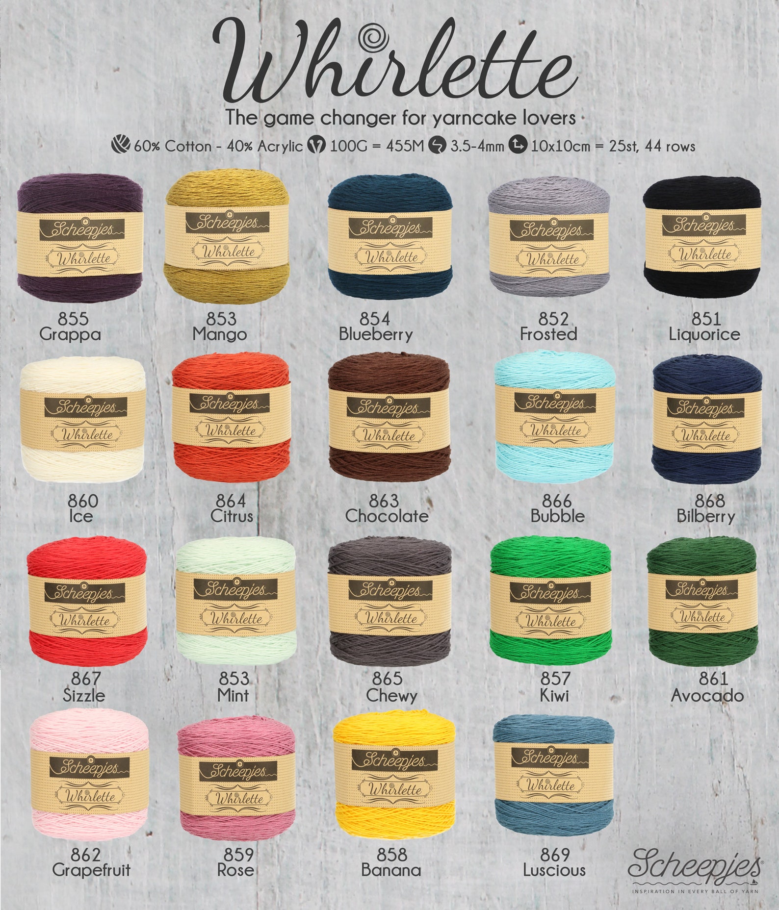 Scheepjes Whirlette Yarn Etsy