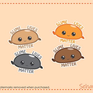 Slime Lives Matter Clipart Digital Download image 6