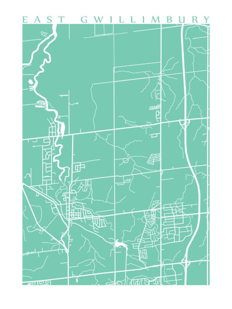Holland Landing Ontario Map On Holland Landing Map Print East Gwillimbury Giclée Art & Collectibles  Lifepharmafze.com