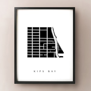 Kips Bay, Manhattan - New York City Neighborhood Art Print