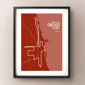 Chicago Marathon Print 2014