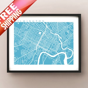 Wilmington, DE Map Print - Delaware Poster