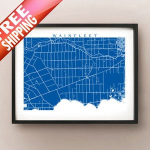 Wainfleet, ON Map - Kanada Wandkunst - Niagara Region, Ontario