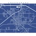 Greensburg, IN Map Art Print - Etsy
