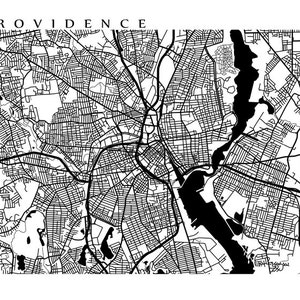 Providence Map Print Rhode Island Poster image 4