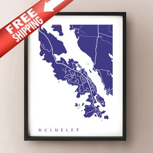 Ucluelet Karte Drucken
