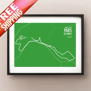 Paris Marathon Print 2022