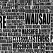 Wisconsin Typography Map, Wisconsin State Text Art Print - Etsy