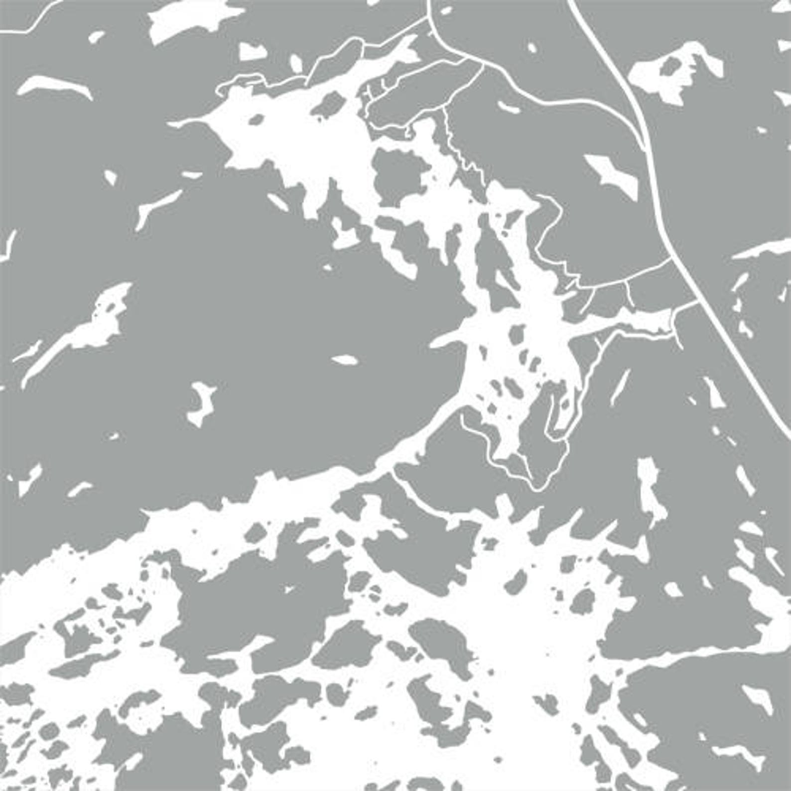 Pointe Au Baril Map Print Ontario Art Canada Poster Etsy