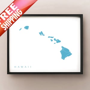 Impresión de mapas de Hawái