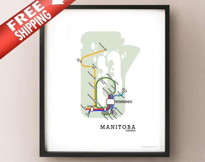 Notre Dame Bay Map Newfoundland Poster Etsy