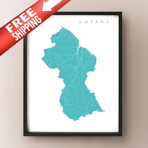 Guyana Map