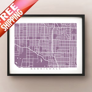 Kerrisdale - Vancouver Carte Affiche Print - BC, Canada