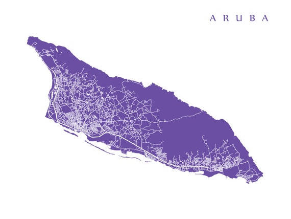 Aruba Map.pdf Printable tourist map of aruba 60 photos - Guidebookbali.com