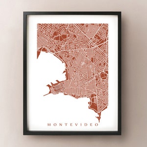Montevideo Karte Drucken