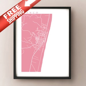 Bianco, Calabria - Italy Map Print