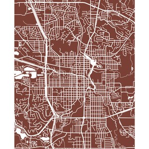 Rochester, MN Map Print - Minnesota Poster - Etsy