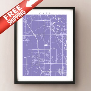 Carp, Ontario - Ottawa Map Print