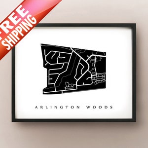 Arlington Woods, Ottawa Neighbourhood Art Print