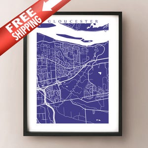 Gloucester - Ottawa Map Art - Art mural du Canada - Ontario