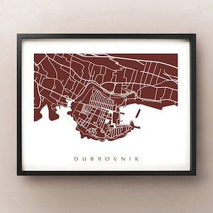 Dubrovnik Karte Drucken