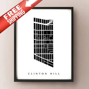Clinton Hill, Brooklyn - New York City Neighborhood Art Print