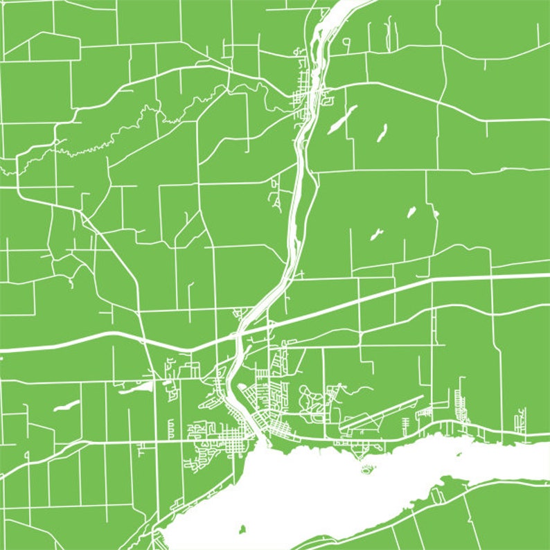 Quinte West Ontario Poster Art Etsy