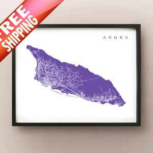 Aruba Karte