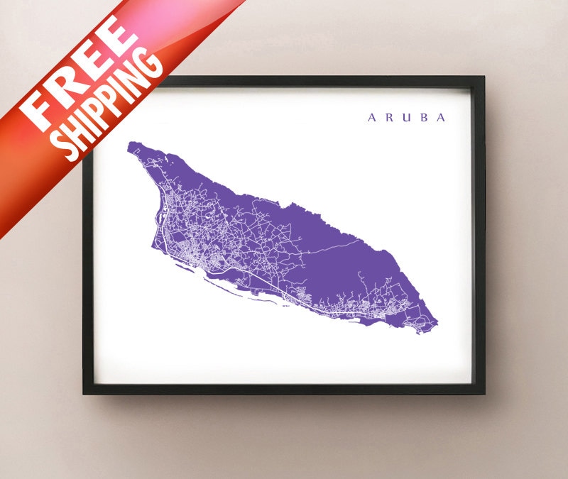Aruba Map